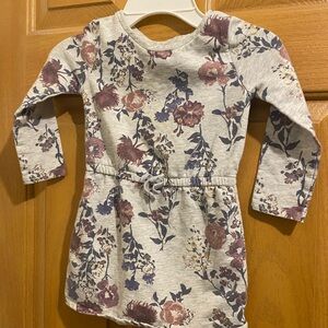 Old Navy Floral Kids Dress - Gray and Purple